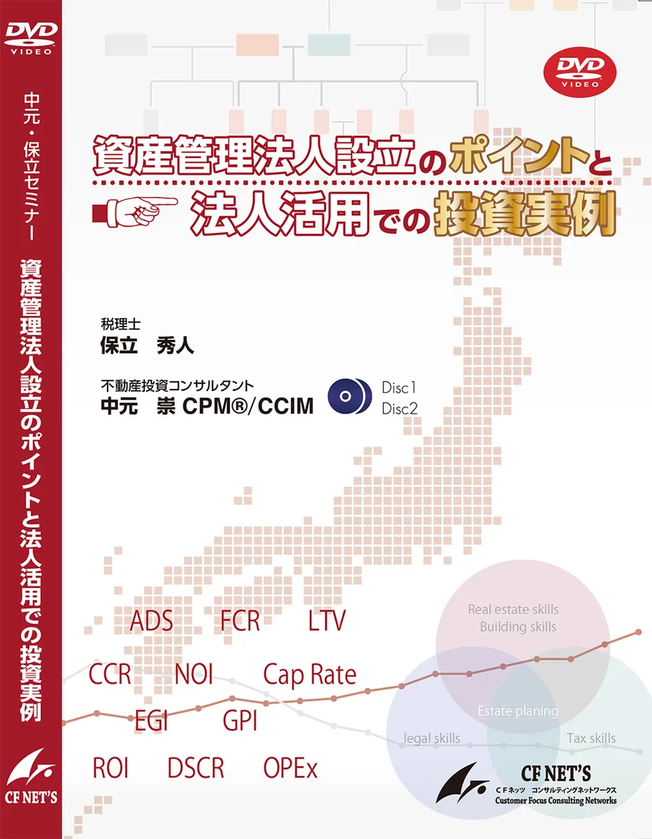 資産管理法人設立のポイントと 法人活用での投資実例